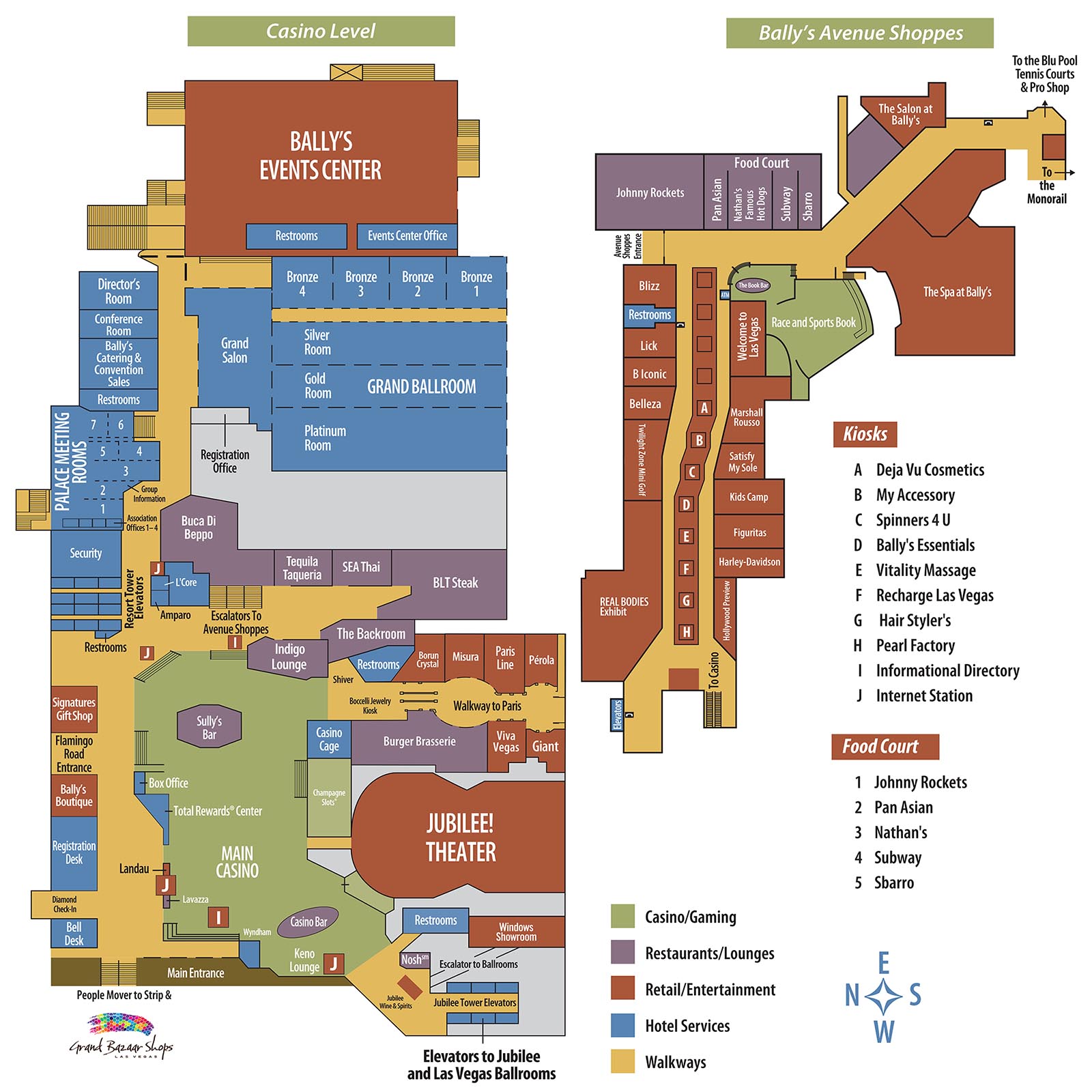 Locations and Maps for 2022 WSOP Las Vegas